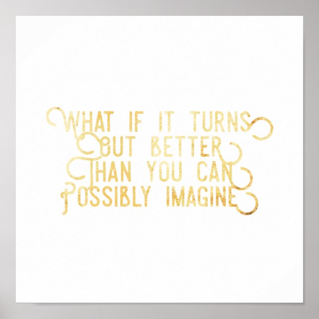 Melhor Do Que Pode Imaginar - Poster (Frente)