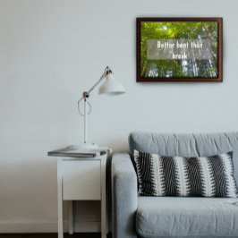 Melhor dobrado do que o poster Inspirador quebrado