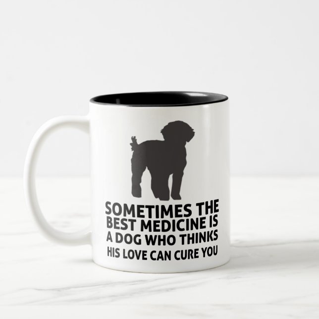 Melhor dosagem médica Cachorro 11 oz. Caneca (Esquerda)