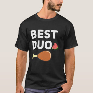 Melhor Duo Camisa De Melancia De Galinha Fritada