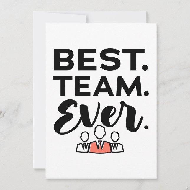 Melhor equipe de sempre, presentes de equipe para  (Frente)