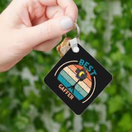 Melhor Gaffer - Chaveiro de Estilo Retroativo