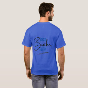 Melhor Irmão do Mundo Camiseta Básica Escura Out O