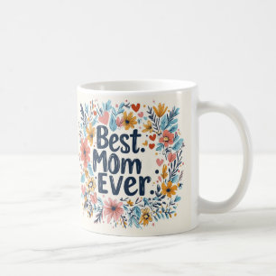 Melhor Mãe Alguma Vez Flórida Caneca de Café Dia d