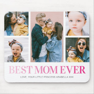 Melhor Mãe Alguma Vez Fotografia Collage Mouse Pad