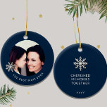 Melhor Mãe Alguma Vez Ornamento De Fotos<br><div class="desc">Abrace os momentos preciosos compartilhados entre mãe e filha com nosso Ornamento Fotográfico "Melhor Mãe Nunca". A frente mostra uma foto emocionante capturando seu vínculo especial, irradiando amor e alegria, enquanto o sentimento "Melhor Mãe Nunca" celebra elegantemente seu papel. No verso, "Memórias Apanhadas Juntas" encapsula lindamente sua conexão única, com...</div>