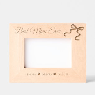 Melhor Mãe Alguma Vez Personalizada Nomes de madei