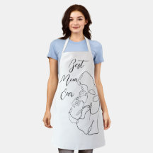 Melhor Mãe Alguma Vez Trendente Uma Linha com Clás