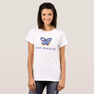 Melhor Mãe Borboleta Mulheres T-shirt