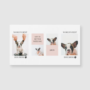 Melhor Mãe de Cachorro   Foto de Colagem   Rosa Pa