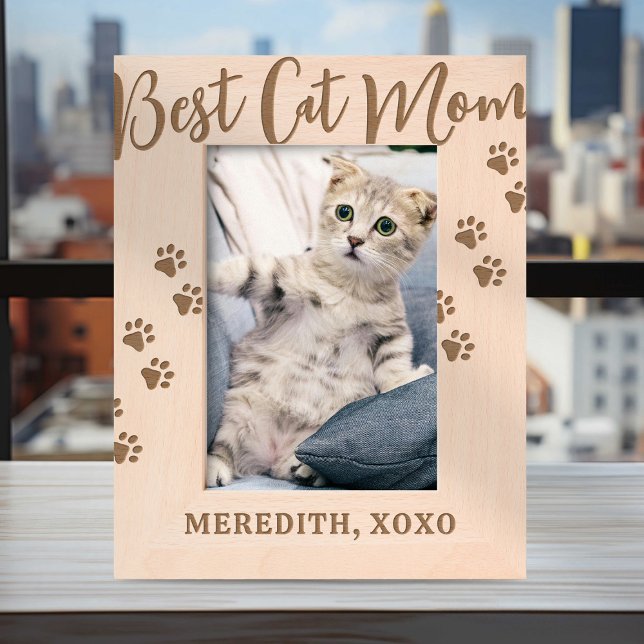 Melhor Mãe de Gato Personalizada (Criador carregado)