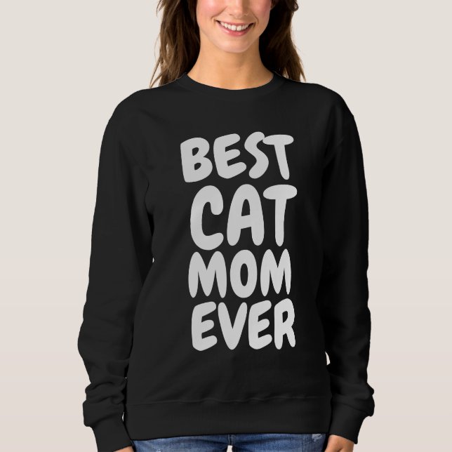 MELHOR MÃE DE GATO, T-SHIRTS PRETOS (Frente)