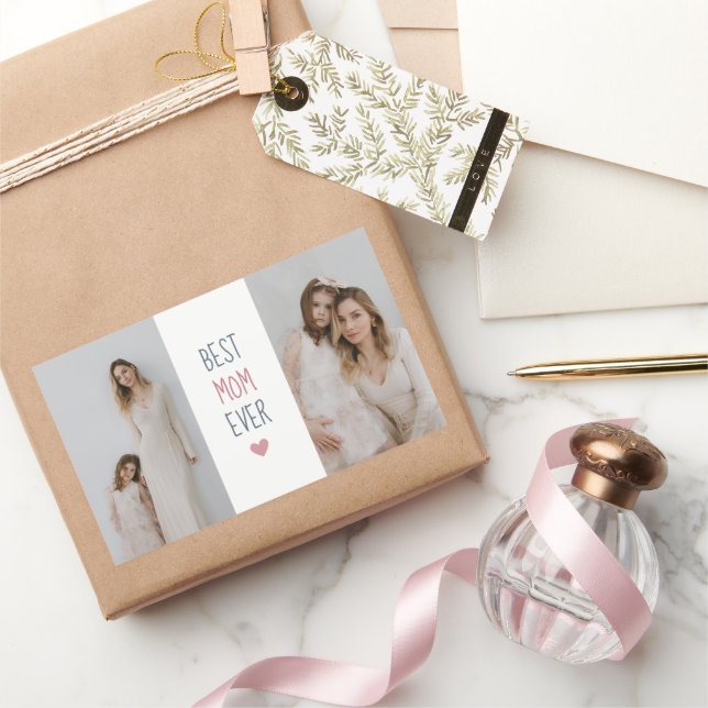 Melhor Mãe de Sempre - Autocolante de Fotos Person (Presentear)