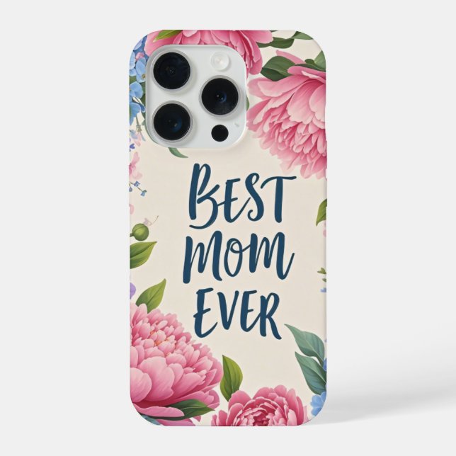 Melhor Mãe de Todas as Vezes | Flor de Peônia Eleg (Verso)
