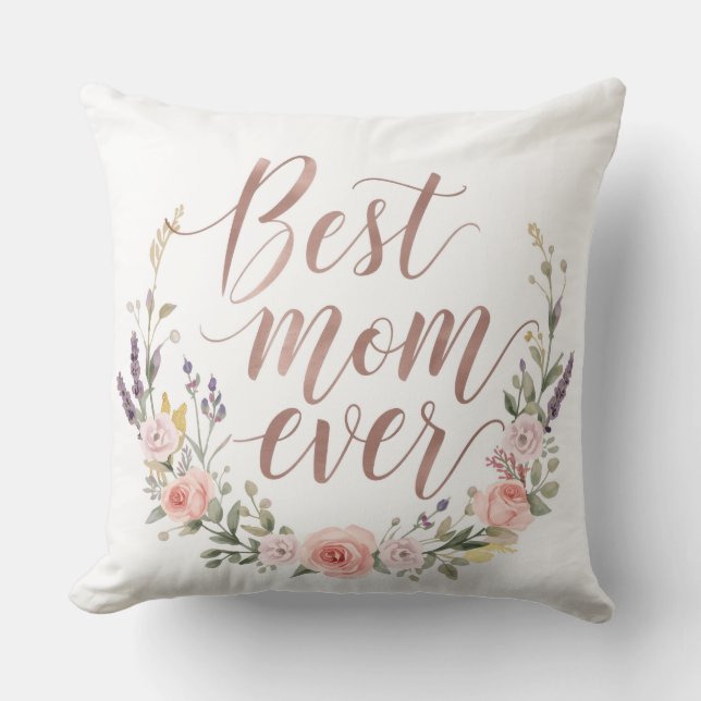 Melhor Mãe de Todos os Tempos – Almofada de Arreme (Frente)
