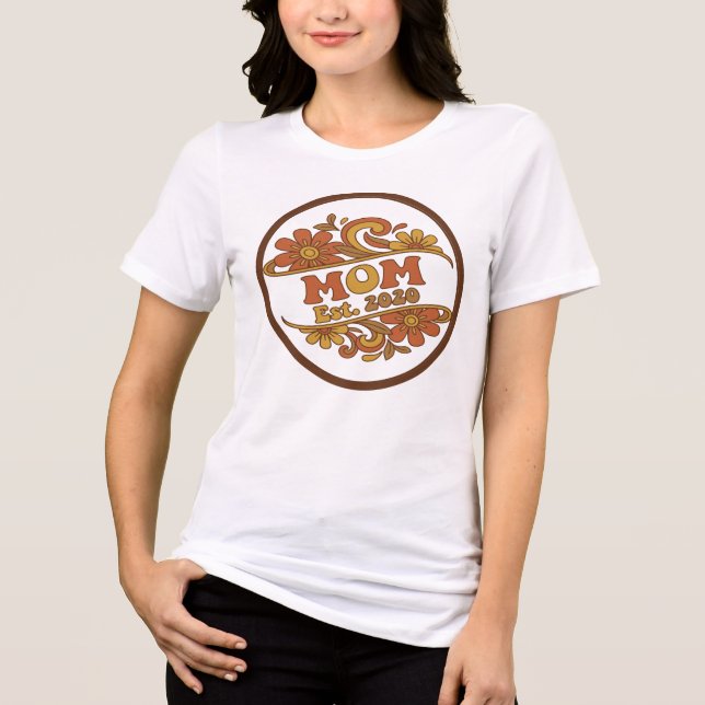 Melhor Mãe de Todos os Tempos Camiseta Retro Vinta (Frente)
