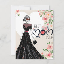 Melhor Mãe de Todos os Tempos Cartão do Dia das Mã