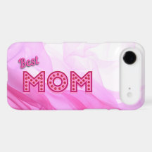 Melhor Mãe de Todos os Tempos chiffon rosa feminin
