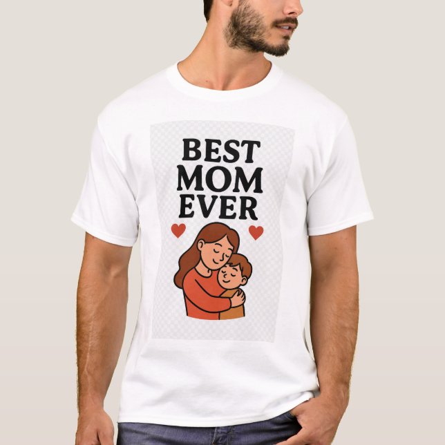 Melhor Mãe Dia de as mães T-Shirt (Frente)
