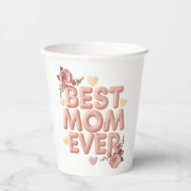 Melhor Mãe do Mundo Design Floral 3D | Presente pa