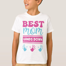 Melhor Mãe Mãos para Baixo - Kids T-shirt