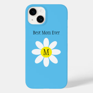 Melhor Mãe Nunca Branca Daisy Sky Blue Solteiro in