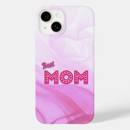 Melhor mãe Pink Pastel Chic moderno