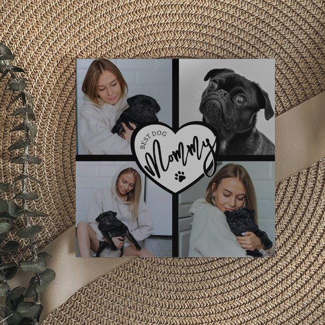 Melhor Mamãe de Cachorro | Colagem de Fotos (Criador carregado)