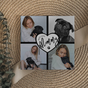 Melhor Mamãe de Cães Colagem de Fotografias