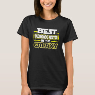 Melhor Mestre Taekwondo Na Camisa Galáxia