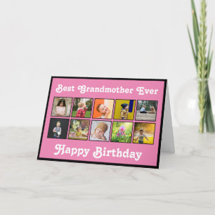 Melhor Modelo da Colagem de Fotos de Aniversário d