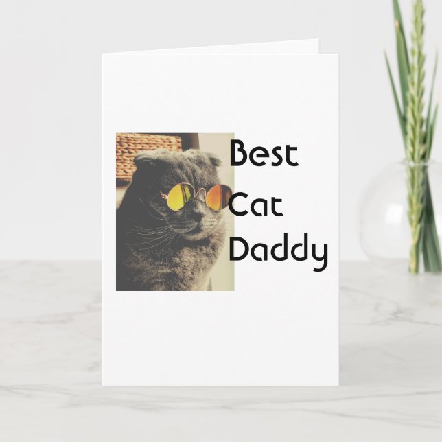 Melhor modelo de presente com nome de foto de gato (Frente)