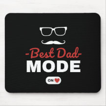 Melhor Modo Pai no Mouse Pad | Acessório de Mesa p