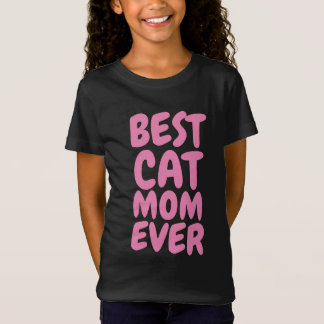 MELHOR MOM DE GATO NUNCA T-SHIRTS CAMISETAS DE GAR