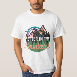 Melhor na montanha Adventure T-shirt