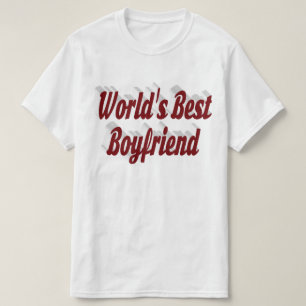 Melhor Namorado com T-Shirt burgundy