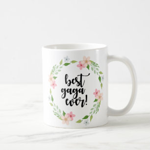 Melhor nunca - caneca Gaga engraçada Gaga floral