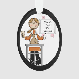 Melhor Ornamento Acrílico De Pet Groomer