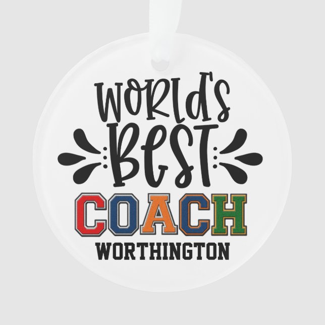 Melhor Ornamento COACH do mundo (Frente)
