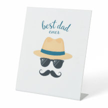 Melhor Pai Alguma Vez Fedora, Óculos De Sol E Pai 