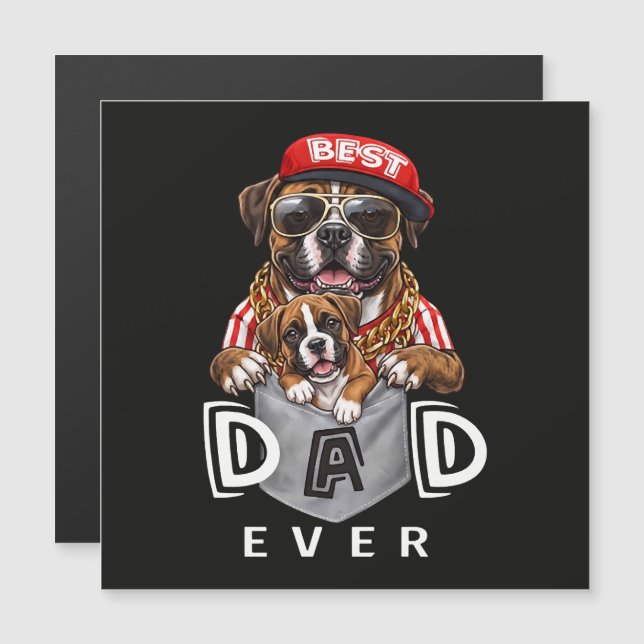 Melhor Pai Boxer de Todos (Frente/Verso)