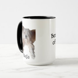 Melhor Pai Cachorro, Foto e Nome, Caneca