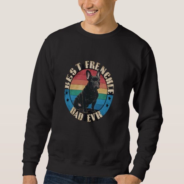 Melhor Pai De Buldogue Francês Nunca - Camisa De C (Frente)