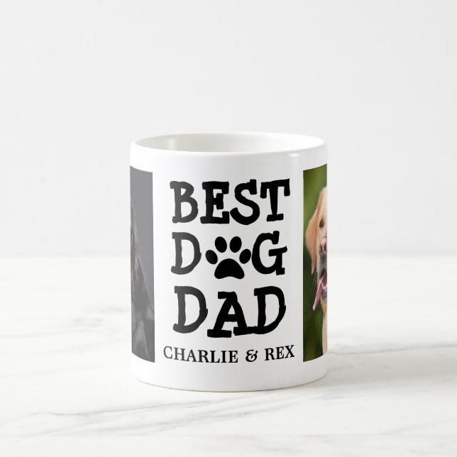 Melhor Pai de Cachorro / Caneca de Café Personaliz (Centro)