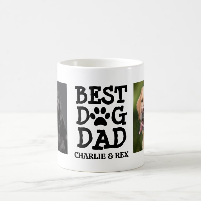Melhor Pai de Cachorro / Caneca de Café Personaliz (Centro)