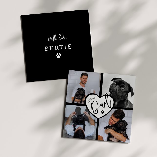 Melhor Pai de Cachorro | Colagem de Fotografias (Criador carregado)