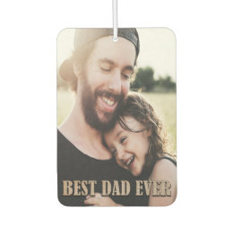 Melhor Pai de Foto Rustic 2 Personalizado Nunca