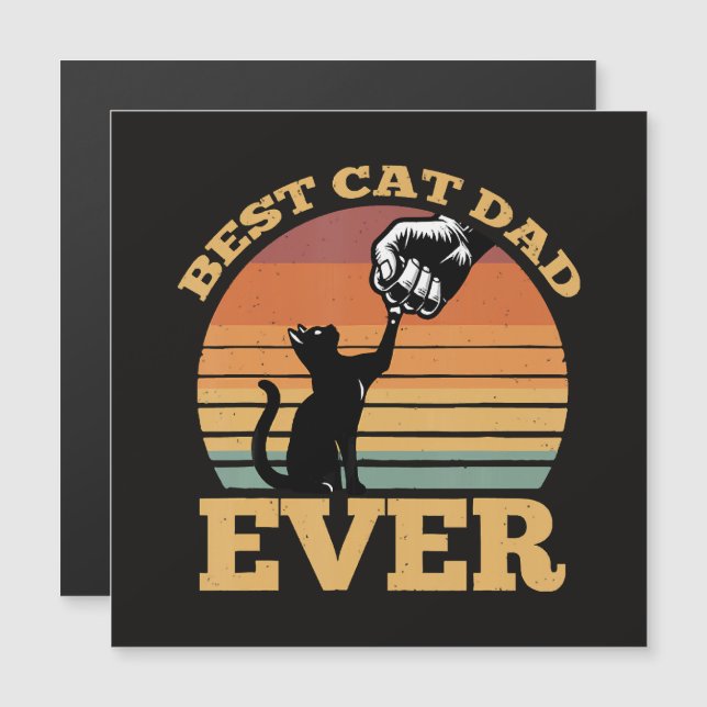 Melhor Pai de Gato de Todos os Dias dos Pais (Frente/Verso)