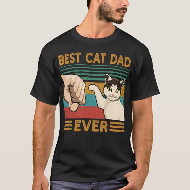Melhor Pai de Gato de Todos os Tempos Camisa Funny (Frente)