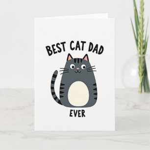 Melhor Pai de Gato de Todos os Tempos Cartão de Ar